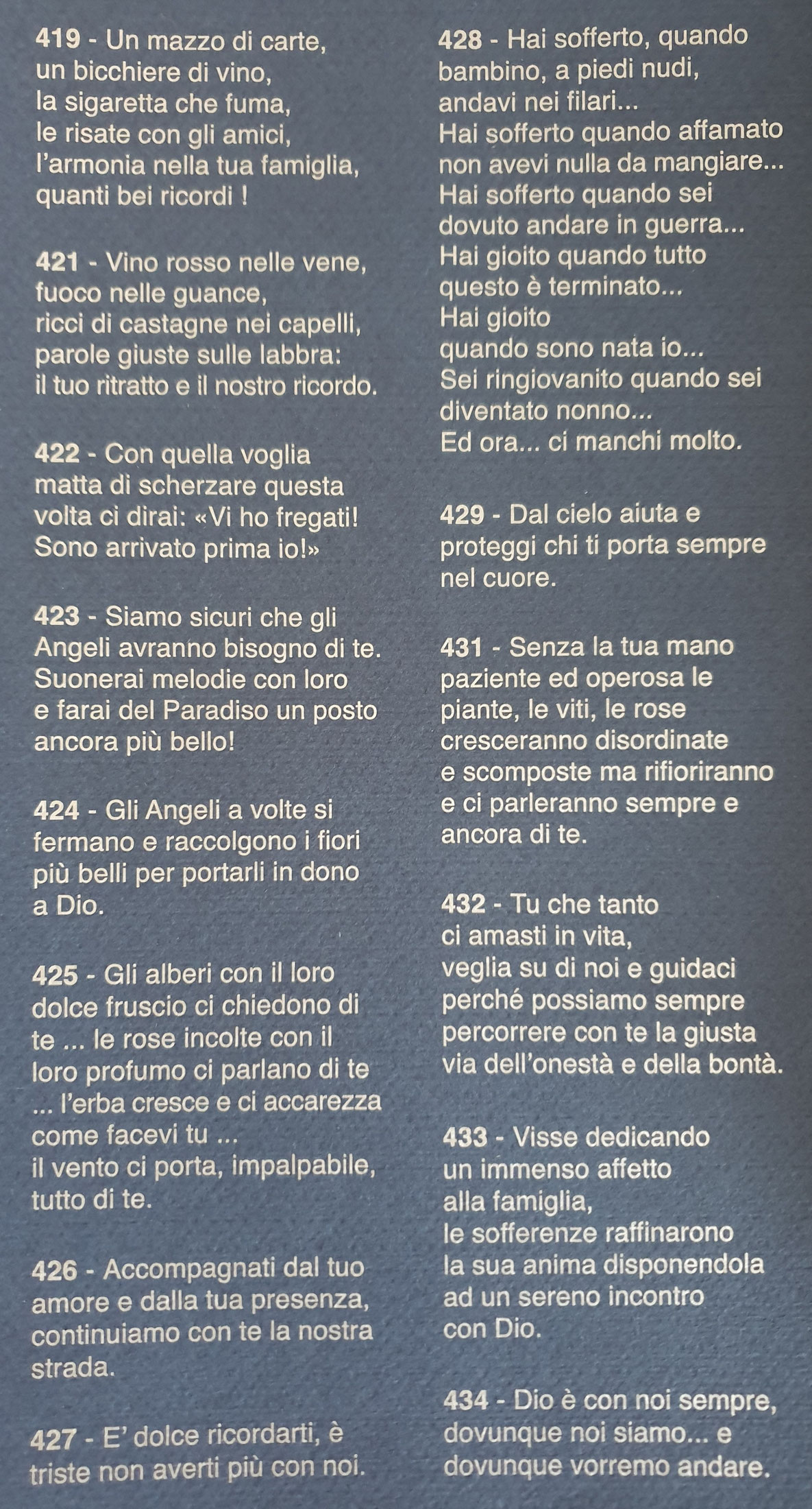 Modello di ricordino — catalogo Dragano 8