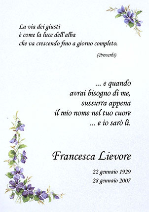 Modello di ricordino — catalogo Dragano 48