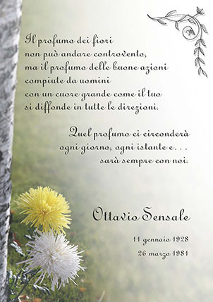 Modello di ricordino — catalogo Dragano 53