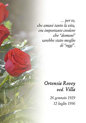 Modello di ricordino — catalogo Dragano 61